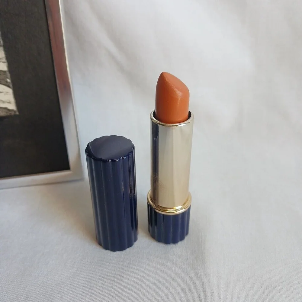 Estee Lauder Sweet Tea Lipstick Blue Ribbed Tube